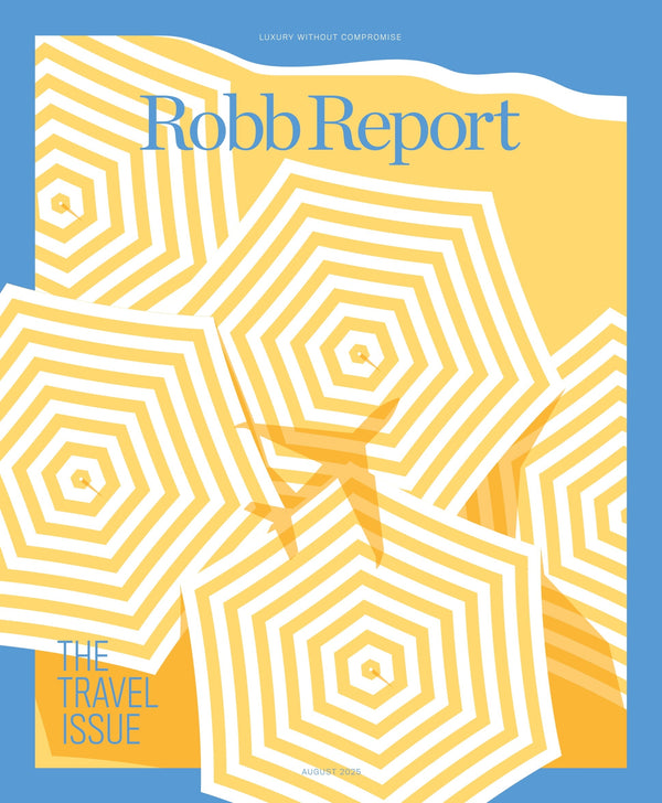 Robb Report - The Travel Issue August 2025: Private Jet Odysseys, Barbuda’s Revival, Dutch Renaissance, Top Wellness Trends, Luxurious Food & Wine Getaways, Hottest High-Tech Travel Gadgets & More!