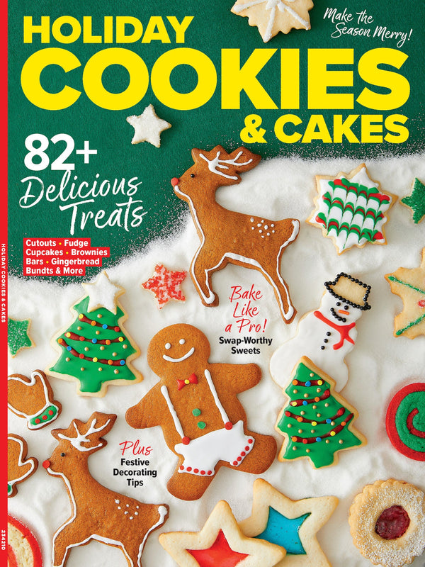 Holiday Cookies & Cakes - Make The Season Merry: 82+ Recipes, Bake Like A Pro, Easy Drop Cookies, Gingerbread, Bundts Cakes, Spice Cake, Christmas Healthy Swaps & Kitchen Tips For Holiday Parties!