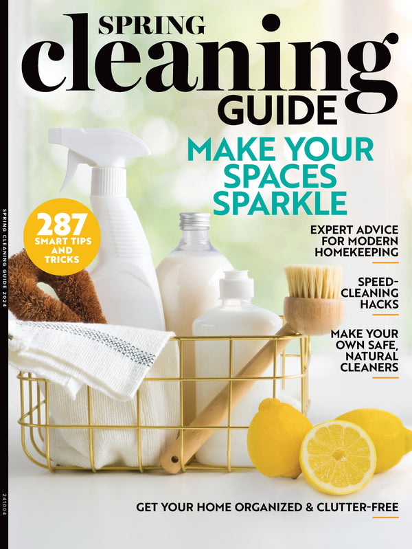 Spring Cleaning Guide - 287 Smart Tips & Tricks, Speed-Cleaning Hacks, Supplies, Stubborn Stains, Pet Messes, Clutter Cures, Storage, Germ Hot Spots, Fresh Scents, Outdoors, DIY Safe Cleaner & More!
