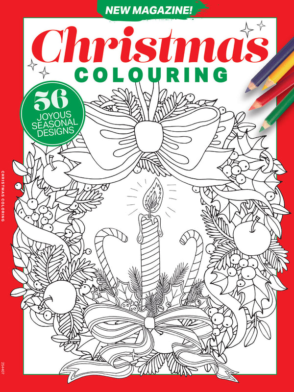 Colouring - Christmas Edition 2025: 56 Joyous Seasonal Designs, Perfect Coloring Book For All Ages, Reduce Stress & Anxiety, Promote Mindfulness, Calm Your Mind, Unleash Creativity, Relax & More!