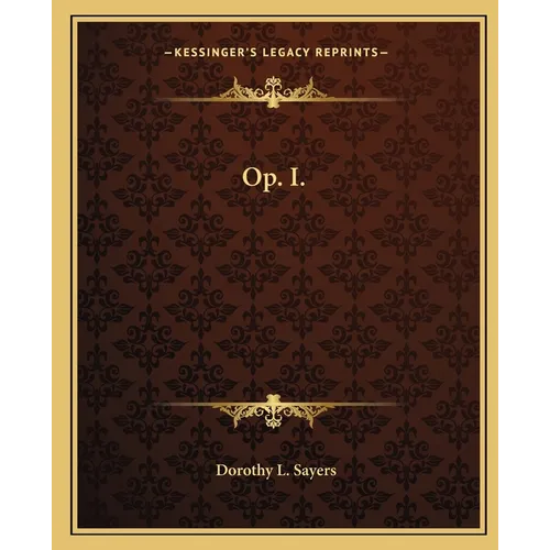 Op. I. - Paperback