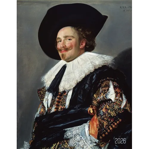 Frans Hals Planner 2026: The Laughing Cavalier Organizer Calendar Year January-December 2026 (12 Months) Dutch Baroque Art Painting - Paperback