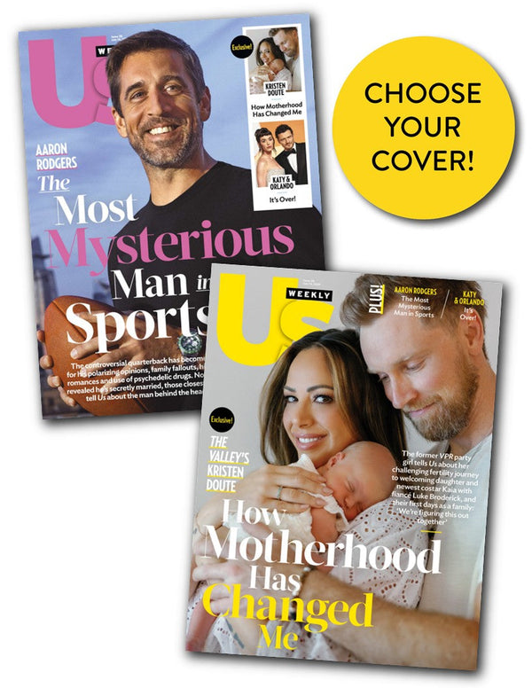 Us Weekly - 07.14.25: Aaron Rodgers, The Most Mysterious Man In Sports, Kristen Doute On How Motherhood Has Transformed Her Life, Katy Perry & Orlando Bloom Shocking Breakup & More!