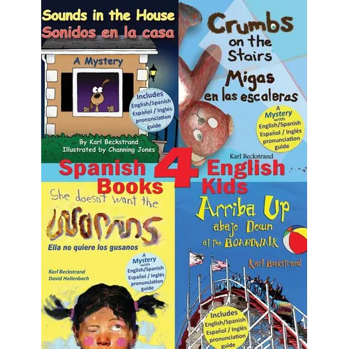 4 Spanish-English Books for Kids - 4 libros bilingües para niños: With pronunciation guide - Hardcover
