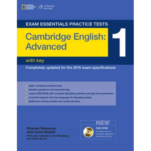 Exam Essentials Practice Tests: Cambridge English Advanced 1 with Key and DVD-ROM - Paperback