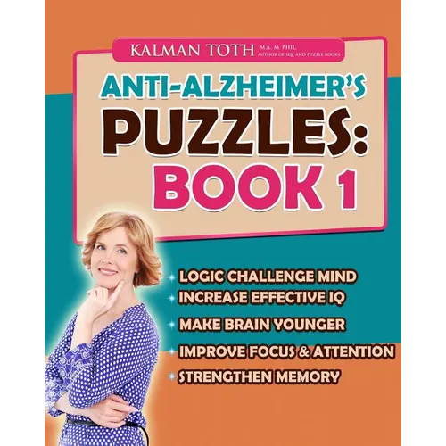 Anti-Alzheimer's Puzzles: Book 1: Brain Fitness Bootcamp - Paperback
