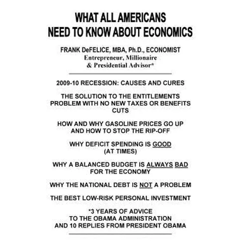 What All Americans Need To Know About Economics - Paperback
