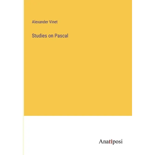 Studies on Pascal - Paperback