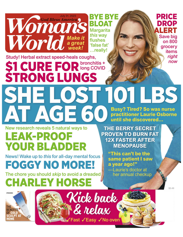 Woman's World - 07.31.23 She Lost 101 lbs at Age 60