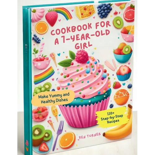 Cookbook for a 7-Year-Old Girl: 110+ Step-by-Step Recipes for 7-Year-Old Girls to Make Yummy and Healthy Dishes - Paperback