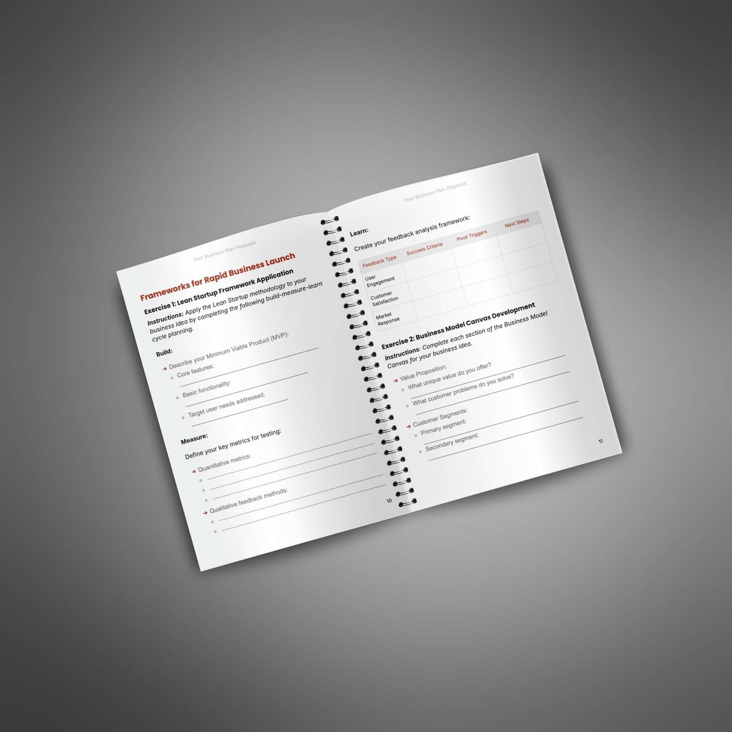 Your Business Plan Playbook - Workbook