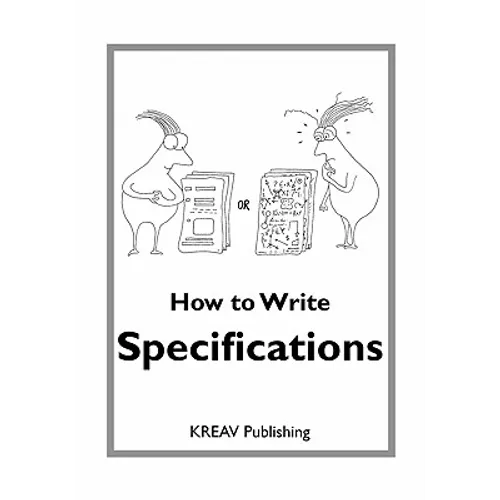 How To Write Specifications - Paperback