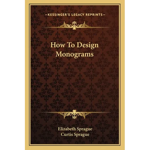 How To Design Monograms - Paperback
