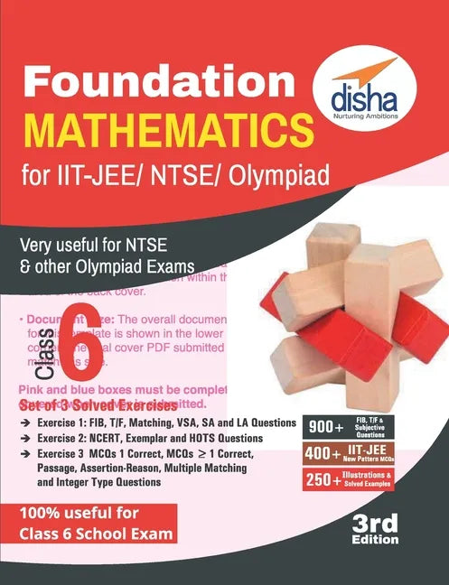 Foundation Mathematics for IIT-JEE/ NTSE/ Olympiad Class 6 - 3rd Edition - Paperback