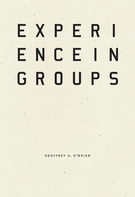 Experience in Groups - Paperback