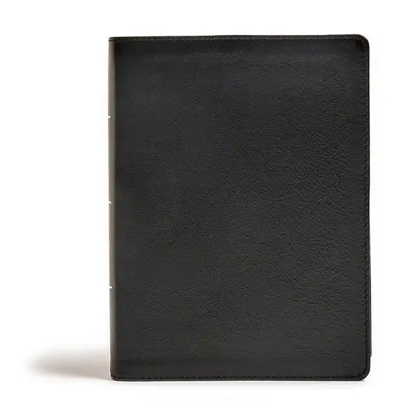CSB Tony Evans Study Bible, Black Genuine Leather: Study Notes and Commentary, Articles, Videos, Easy-To-Read Font - Leather