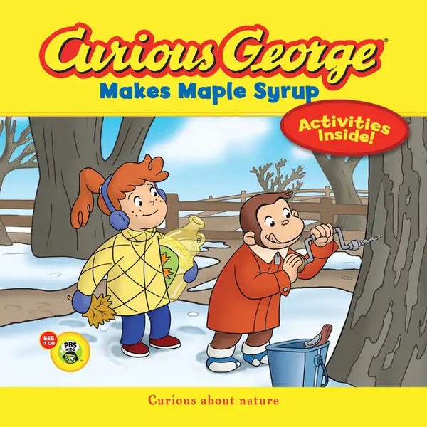 Curious George Makes Maple Syrup (Cgtv 8x8): A Winter and Holiday Book for Kids - Paperback