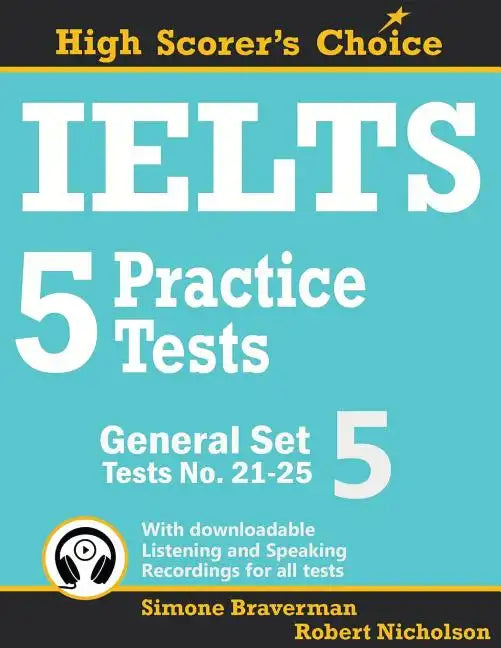 IELTS 5 Practice Tests, General Set 5: Tests No. 21-25 - Paperback