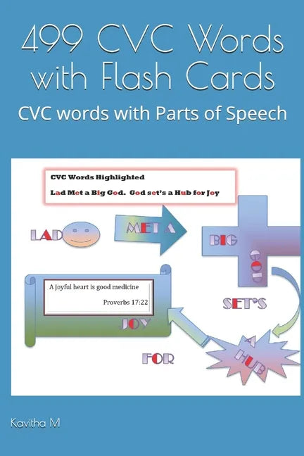 499 CVC Words with Flash Cards: CVC words with Parts of Speech - Paperback
