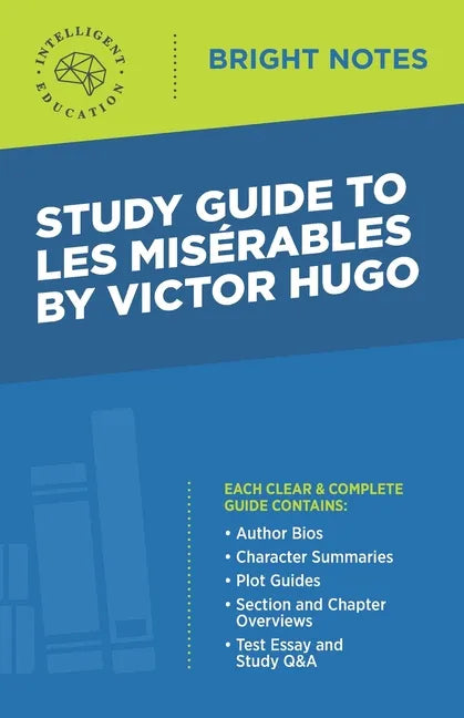 Study Guide to Les Misérables by Victor Hugo - Paperback