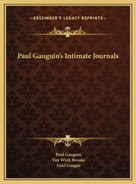 Paul Gauguin's Intimate Journals - Hardcover