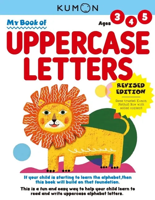 Kumon My Book of Uppercase Letters: Revised Ed - Paperback