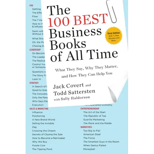The 100 Best Business Books of All Time: What They Say, Why They Matter, and How They Can Help You - Paperback