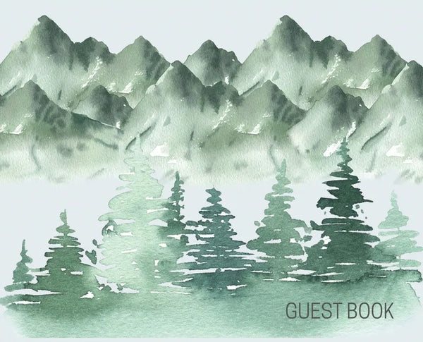 Landscape Guest Book to sign (Hardback) - Hardcover
