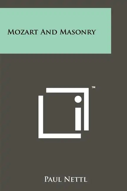 Mozart And Masonry - Paperback