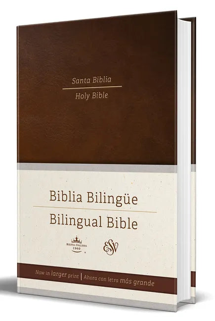 Biblia Bilingüe Reina Valera 1960/ ESV Spanish/English Parallel Bible (English and Spanish Edition): Brown Hardcover - Hardcover