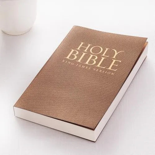 KJV Budget Gift & Award Soft Cover Antique Gold - Paperback