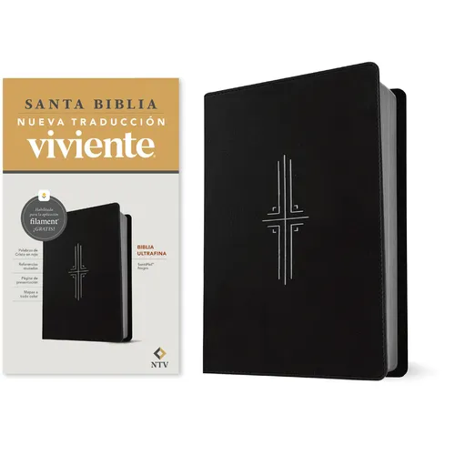 Biblia Ultrafina Ntv, Con Filament (Sentipiel, Negro, Letra Roja) - Imitation Leather