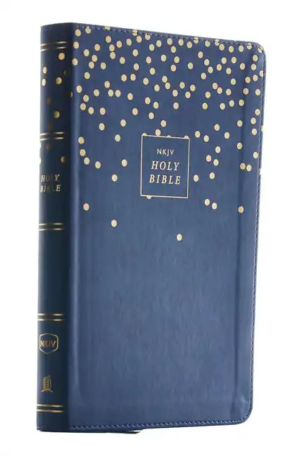 Nkjv, Thinline Bible Youth Edition, Leathersoft, Blue, Red Letter Edition, Comfort Print - Imitation Leather