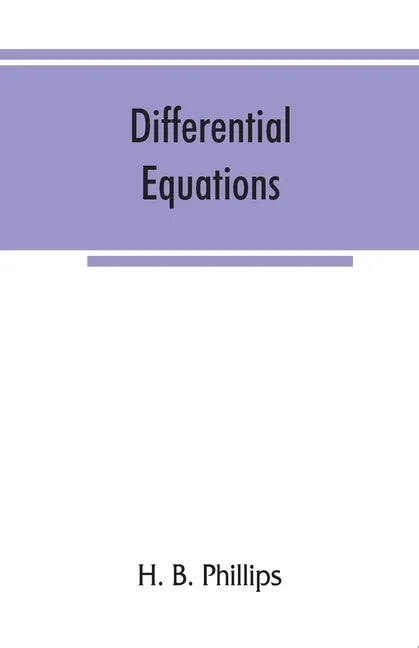 Differential equations - Paperback