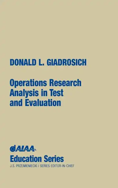 Operations Research Analysis in Test and Evaluation - Hardcover