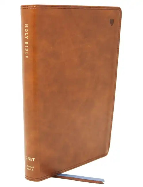 Net Bible, Thinline Large Print, Leathersoft, Brown, Comfort Print: Holy Bible - Imitation Leather