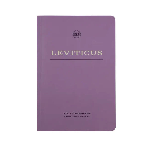 Lsb Scripture Study Notebook: Leviticus: Legacy Standard Bible - Paperback