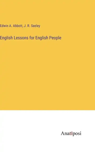 English Lessons for English People - Hardcover