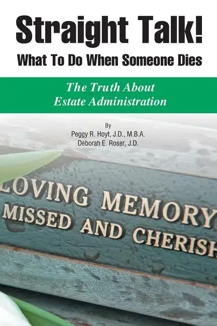 Straight Talk! What to Do When Someone Dies - Paperback