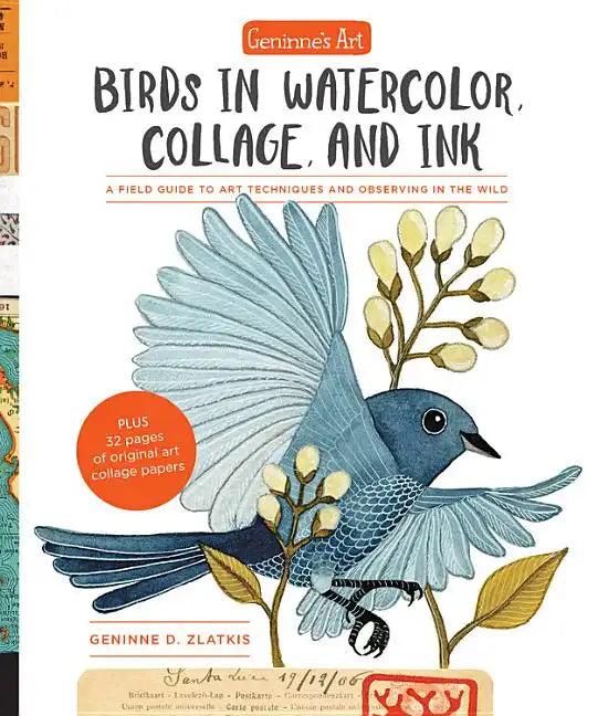 Geninne's Art: Birds in Watercolor, Collage, and Ink: A Field Guide to Art Techniques and Observing in the Wild - Paperback