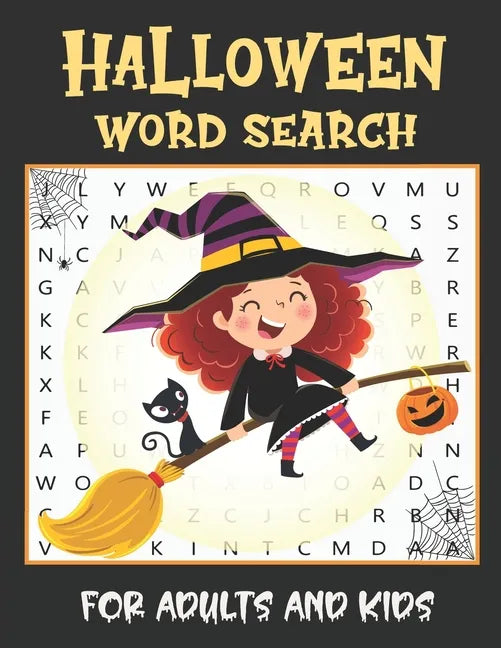 Halloween Word Search For Adults: Large Print Word Search Puzzle Book Fun For Adults And Kids - Paperback