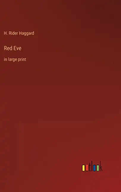 Red Eve: in large print - Hardcover