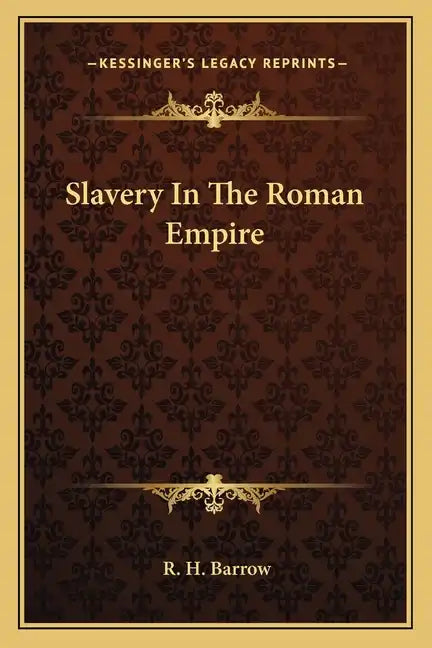 Slavery in the Roman Empire - Paperback