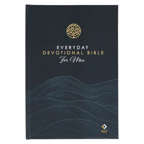 NLT Holy Bible Everyday Devotional Bible for Men New Living Translation - Hardcover