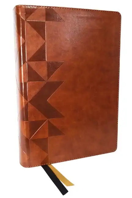 Nkjv, the Bible Study Bible, Leathersoft, Brown, Comfort Print: A Study Guide for Every Chapter of the Bible - Imitation Leather