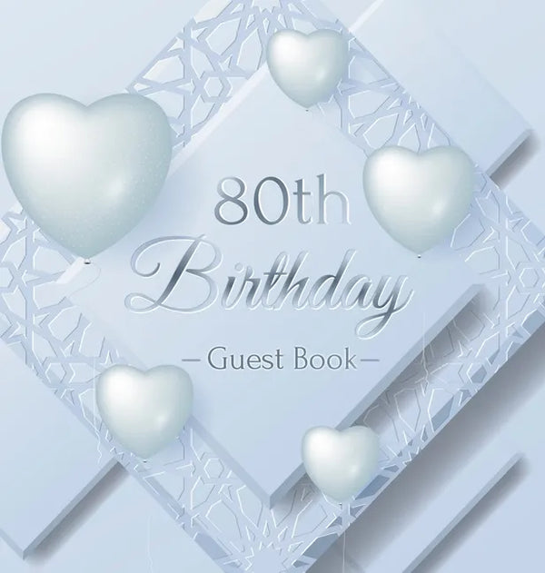 80th Birthday Guest Book: Keepsake Gift for Men and Women Turning 80 - Hardback with Funny Ice Sheet-Frozen Cover Themed Decorations & Supplies, Perso - Hardcover