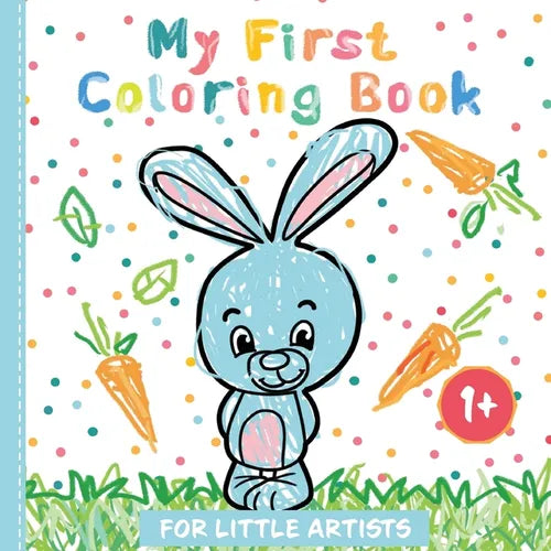 My first coloring book: 60 adorable motifs to color for toddlers - Paperback