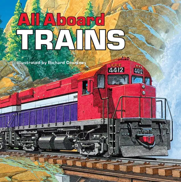All Aboard Trains - Paperback