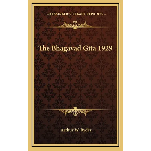 The Bhagavad Gita 1929 - Hardcover