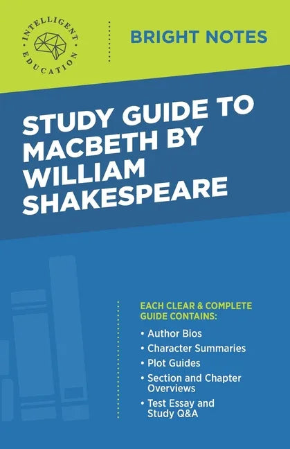 Study Guide to Macbeth by William Shakespeare - Paperback